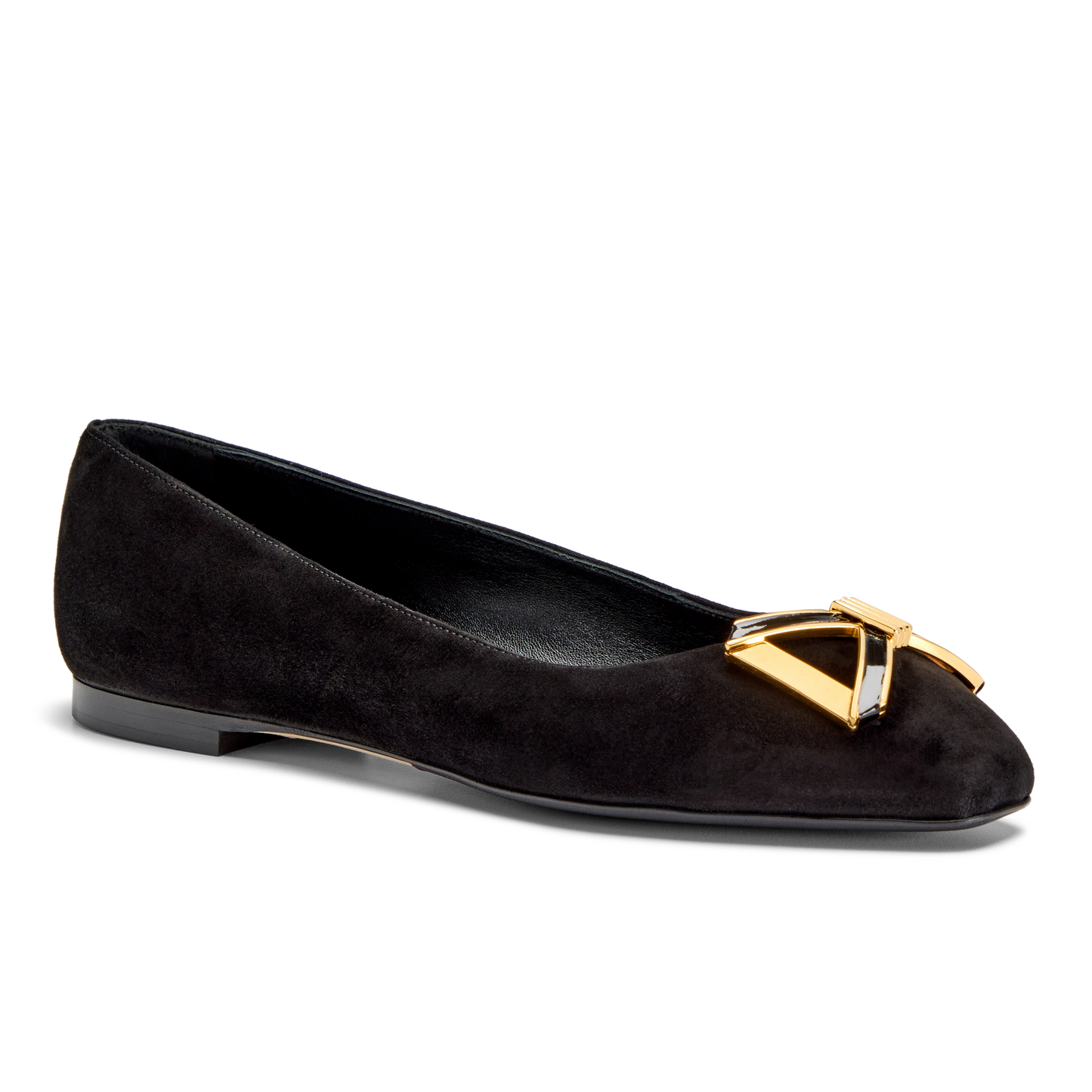 Mirjana Ballerina in Black Suede