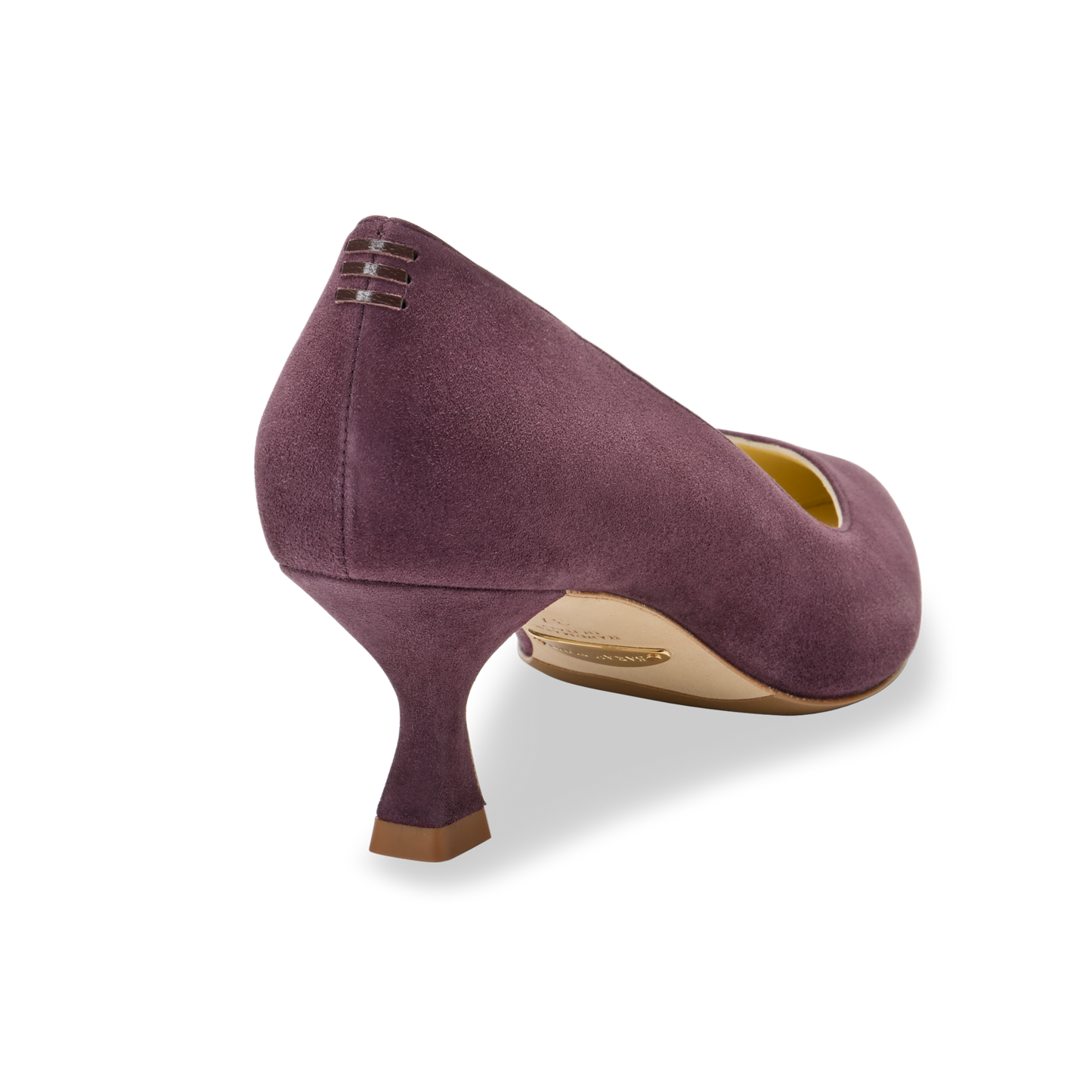 Perfect Kitten Pump 50 in Blackberry Suede