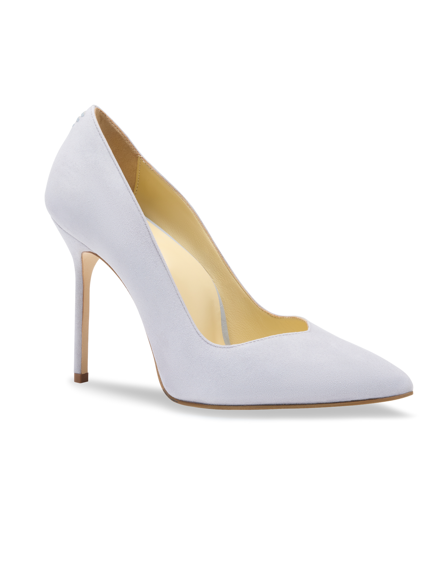 Perfect Pump 100 in Misty Gray Suede