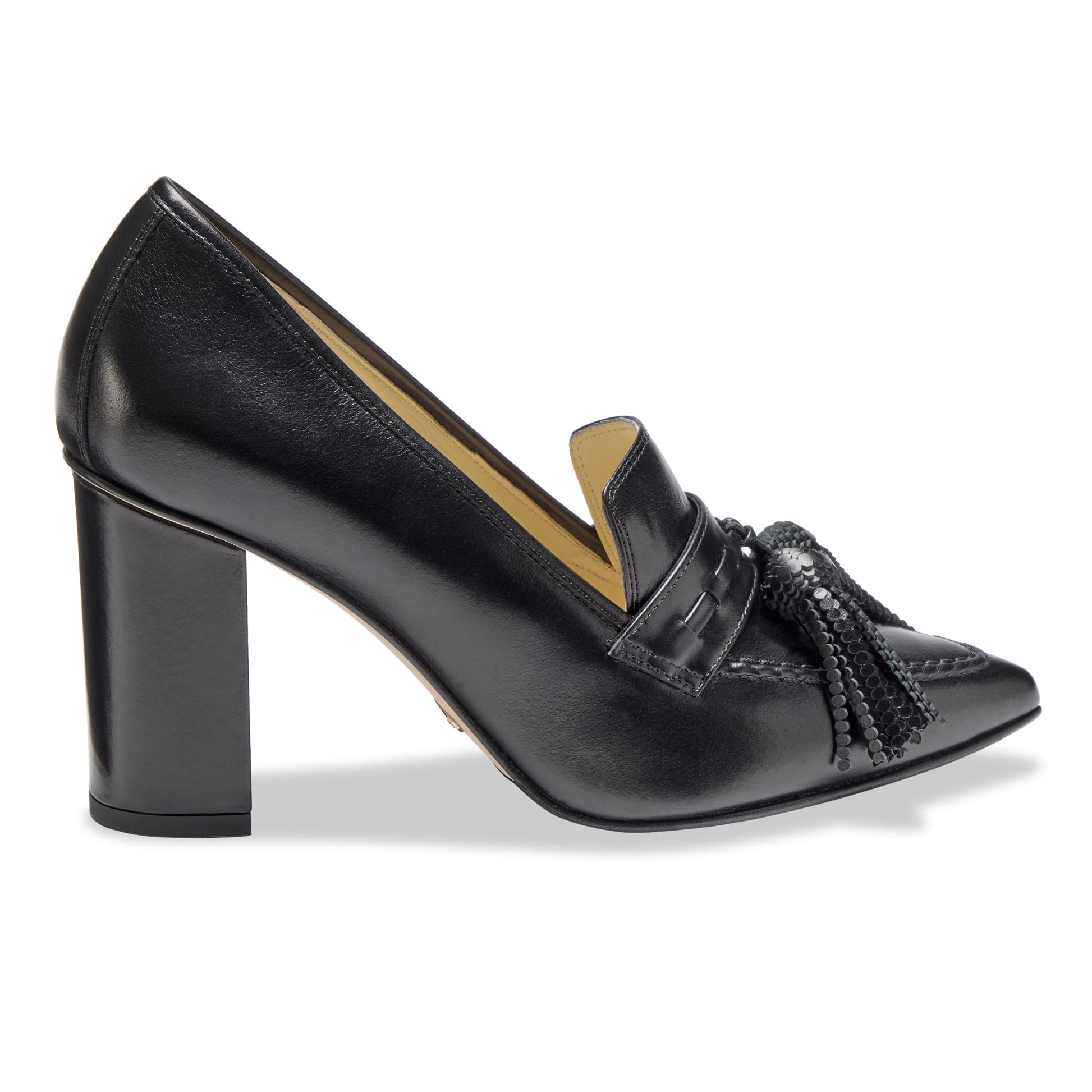 Perfect Janet 85 in Black Box Calf