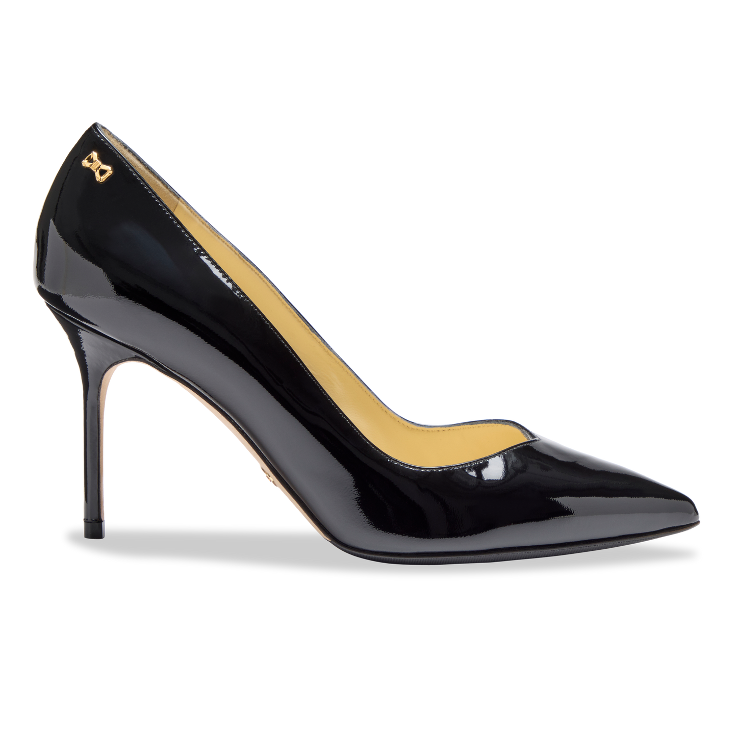 Perfect Pump 85 in Black Patent