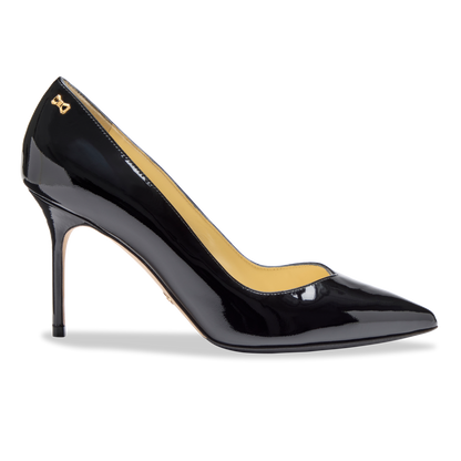 Perfect Pump 85 in Black Patent