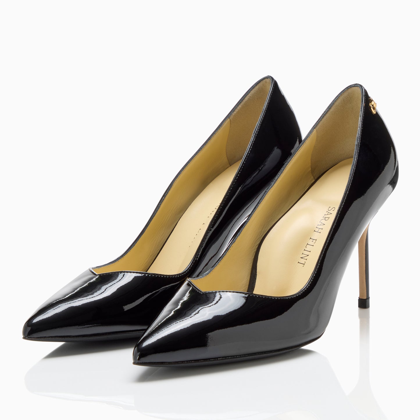 Perfect Pump 85 in Black Patent