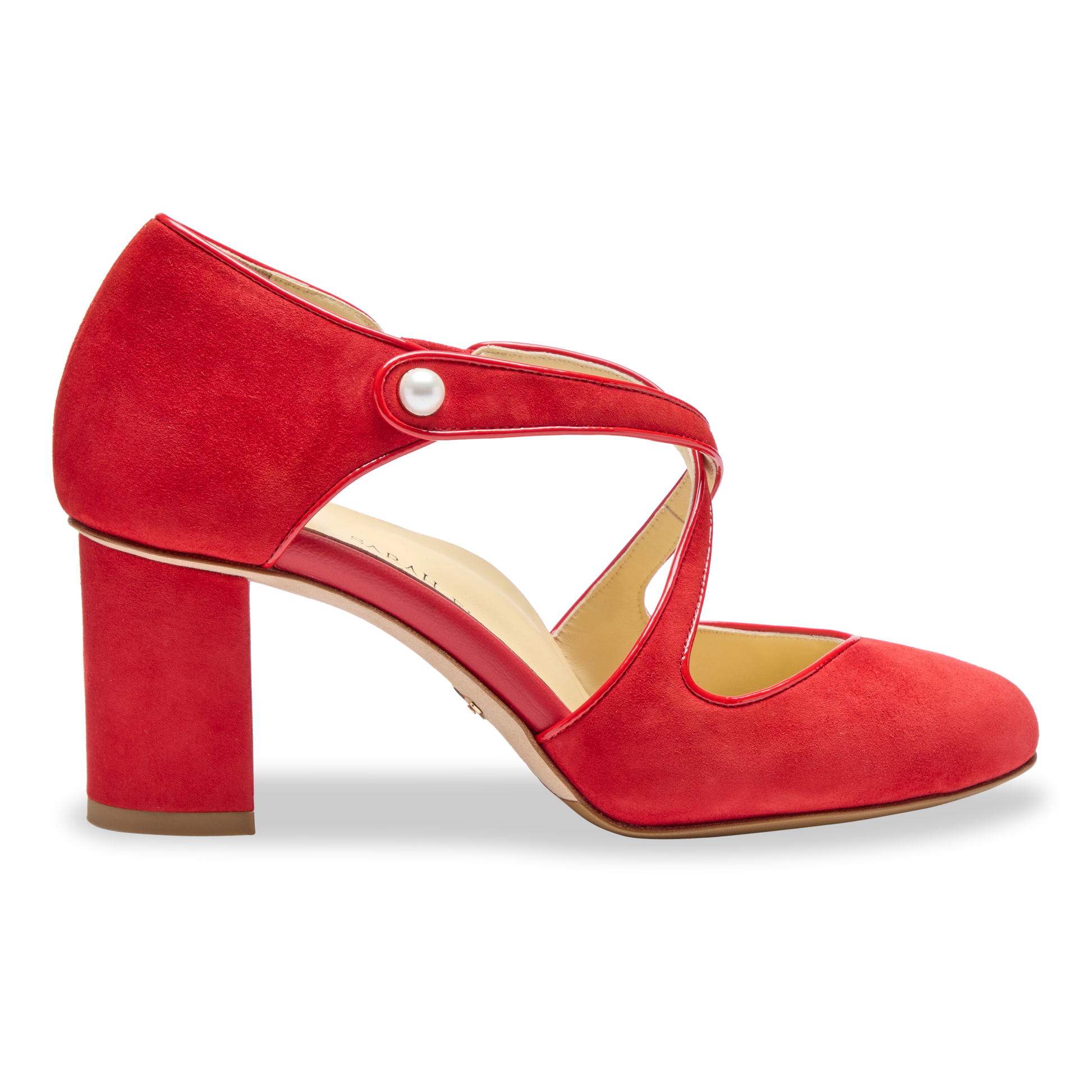 Perfect Bobbie 70 in Lipstick Red Suede