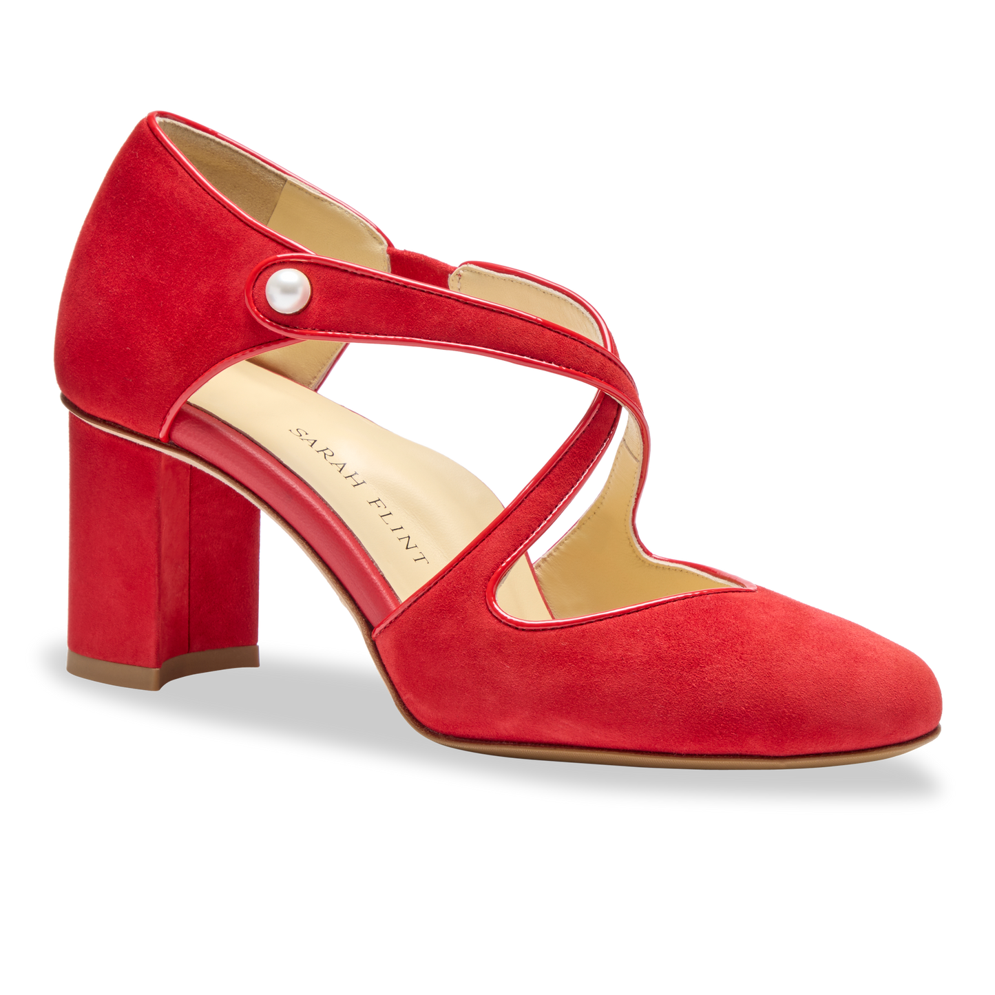 Perfect Bobbie 70 in Lipstick Red Suede