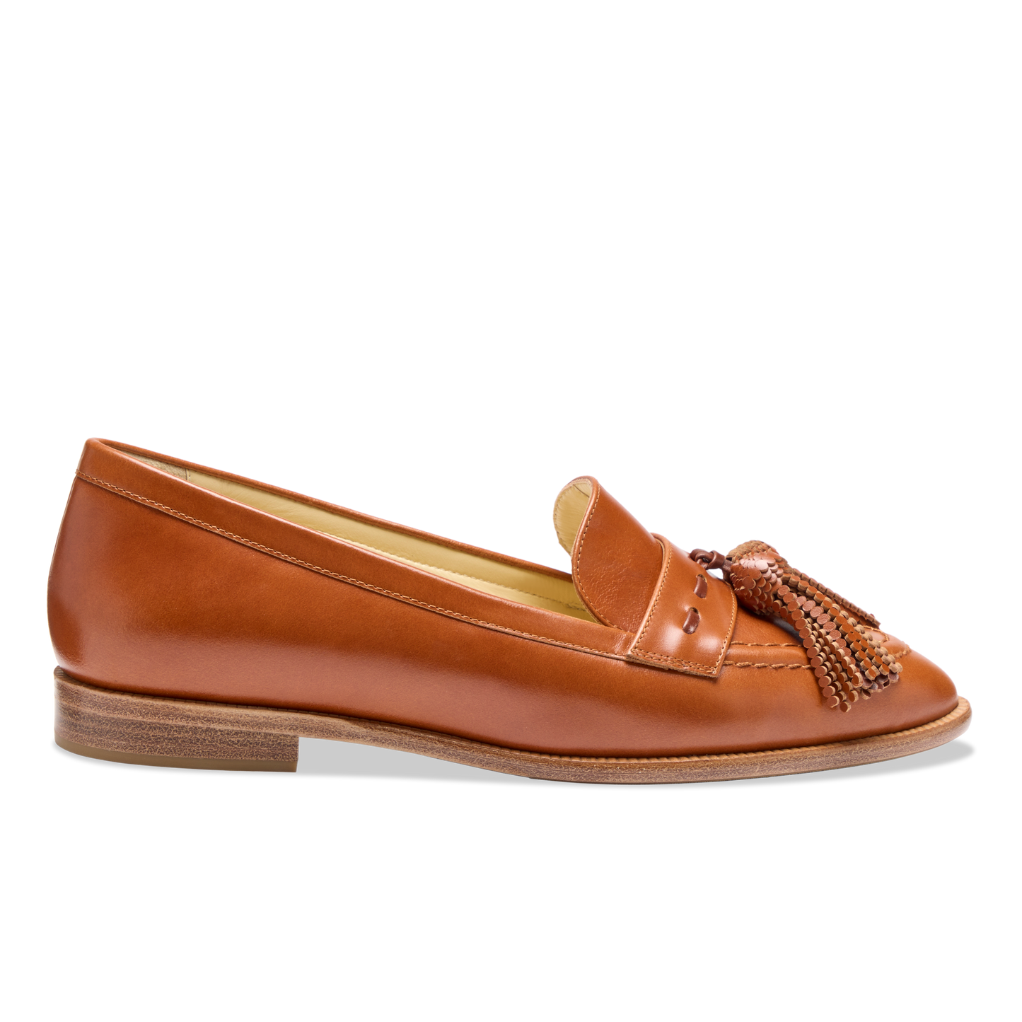 Janet Loafer in Cognac Box Calf