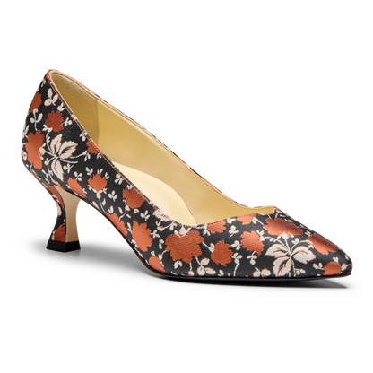 Perfect Kitten Pump 50 in Autumn Floral Jacquard