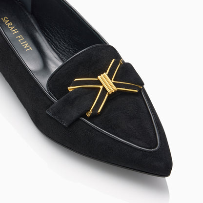 Mirjana Loafer in Black Suede