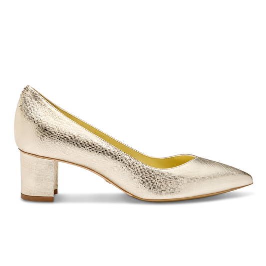 Perfect Emma in Gold Textured Saffiano