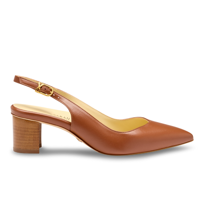 Perfect Emma Sling 50 in Cognac Calf