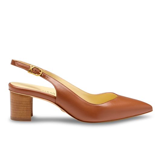 Perfect Emma Sling 50 in Cognac Calf