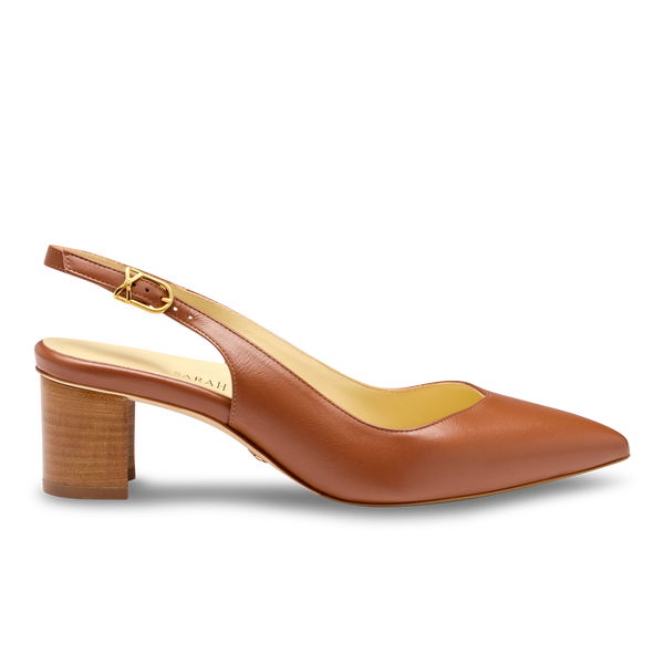 Perfect Emma Sling 50 in Cognac Calf