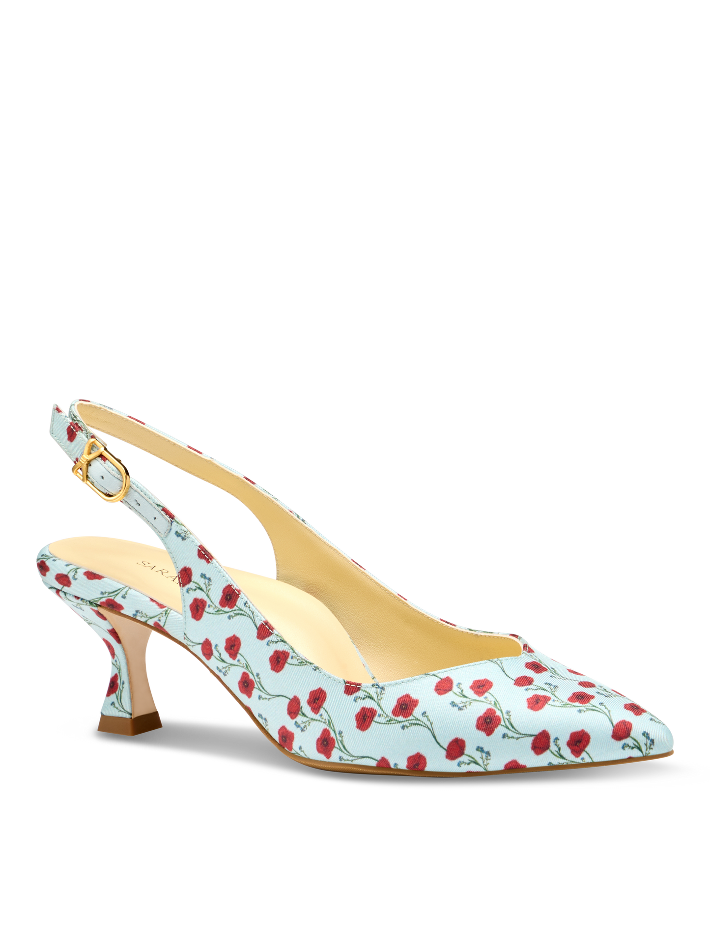 Perfect Kitten Sling 50 in Poppy Printed Silk