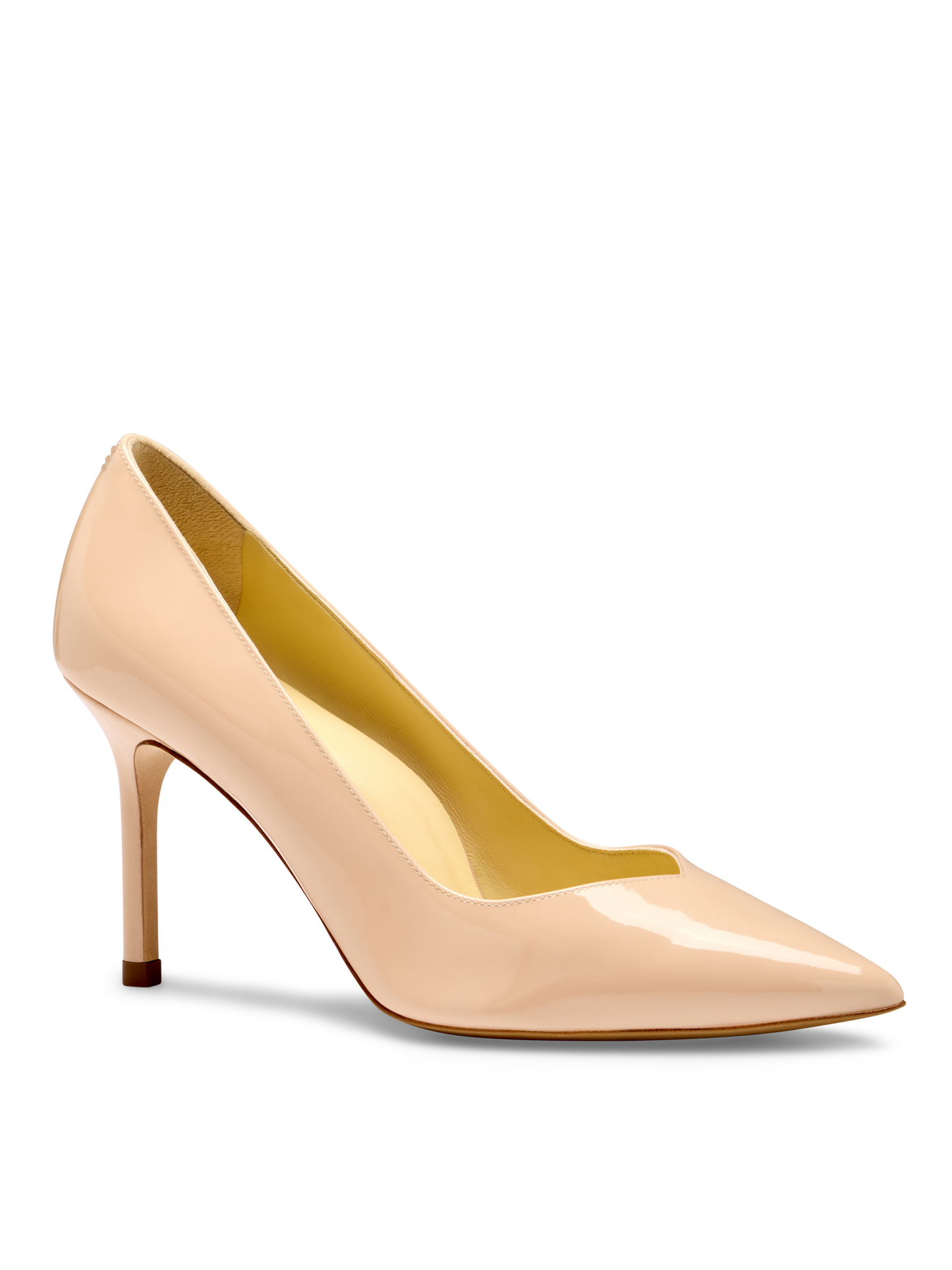 Perfect Pump 85 in Light Sand Patent