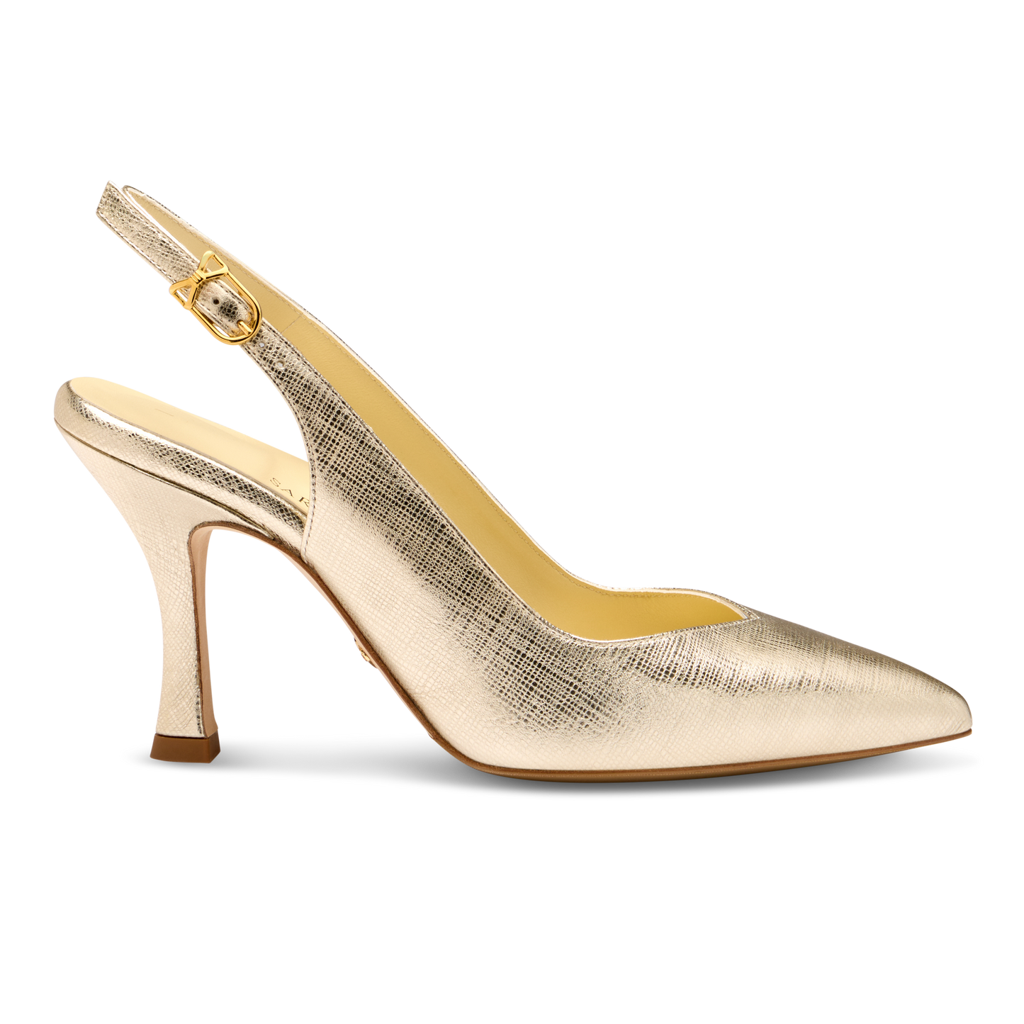 Perfect Sling 85 in Gold Saffiano