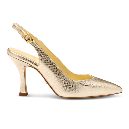 Perfect Sling 85 in Gold Saffiano