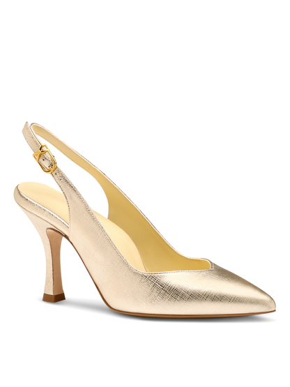 Perfect Sling 85 in Gold Saffiano
