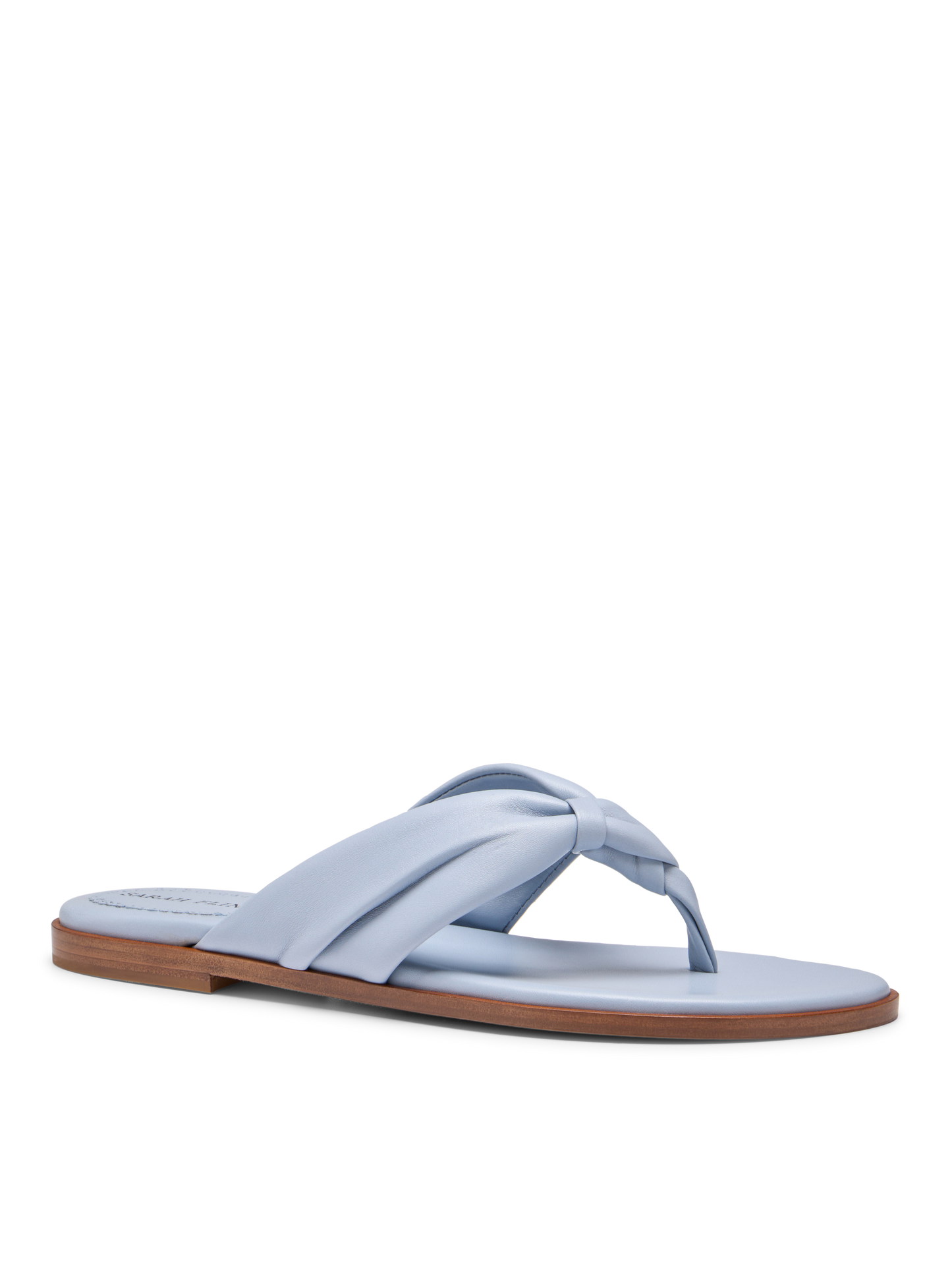 Maeve Sandal in Dusty Blue Nappa