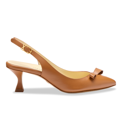 Perfect Natalie Sling 50 in Cognac Calf