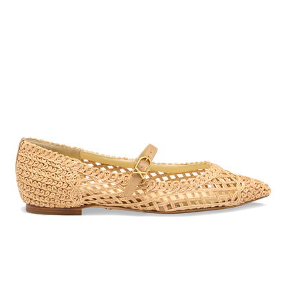 Runi in Almond Raffia