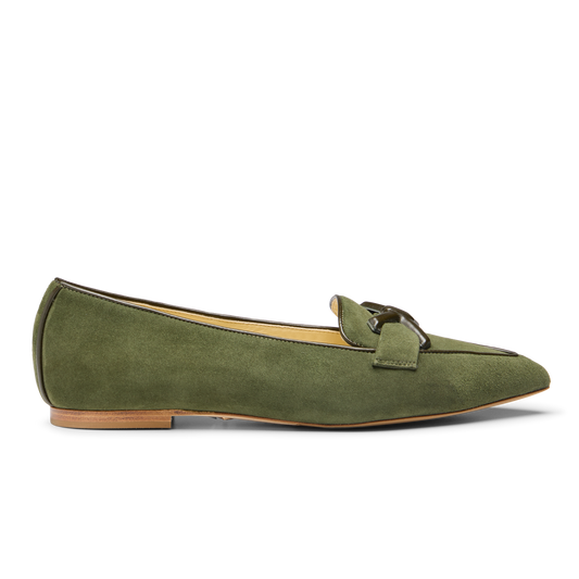 Mirjana Loafer in Olive Suede