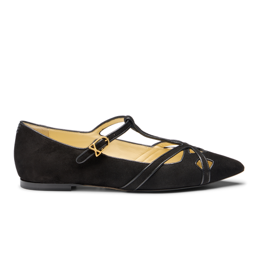 Perez in Black Suede