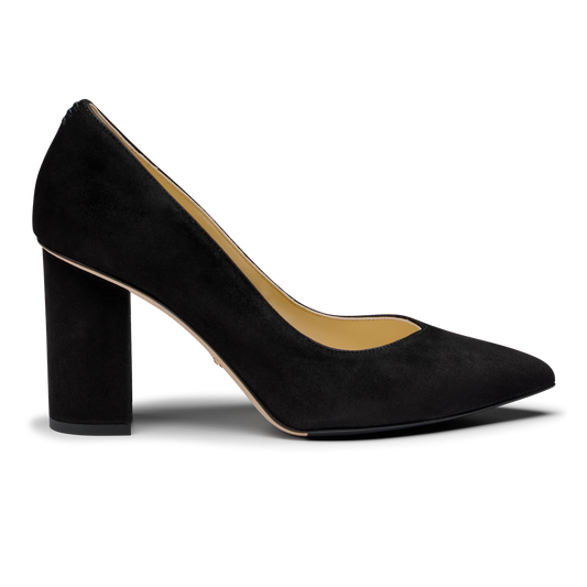 Perfect Emma 85 in Black Suede