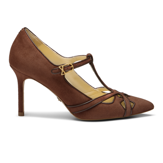 Perfect Perez 85 in Espresso Suede