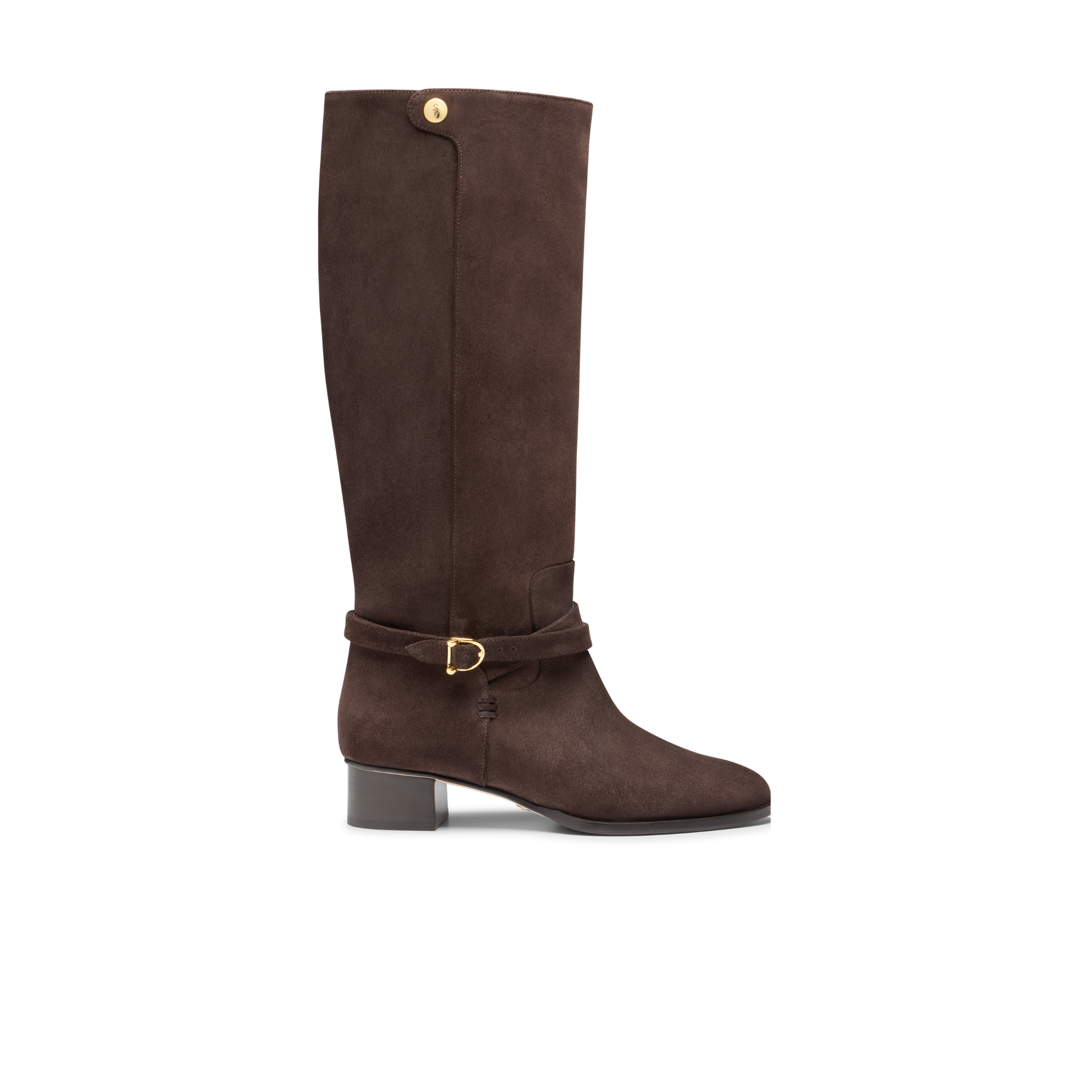 Perfect Riding Boot in Deep Espresso Crosta