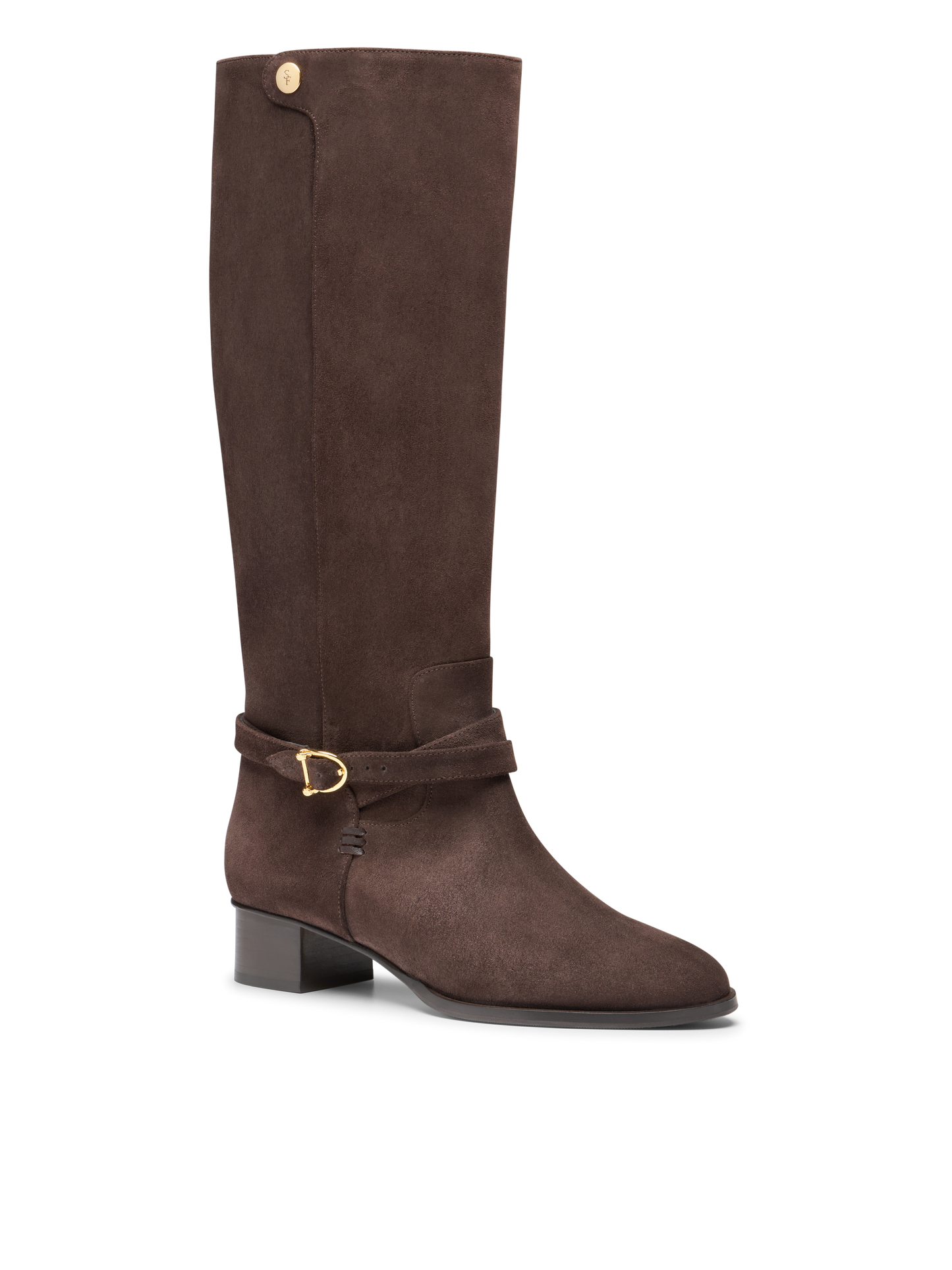 Perfect Riding Boot in Deep Espresso Crosta