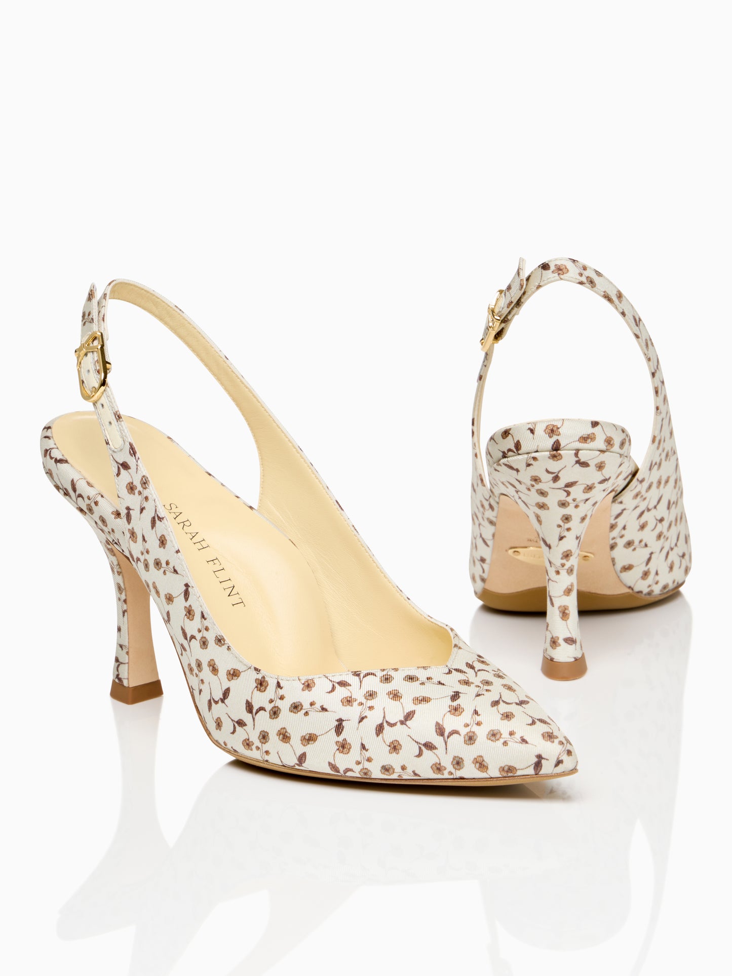 Perfect Sling 85 in Sepia Floral Silk