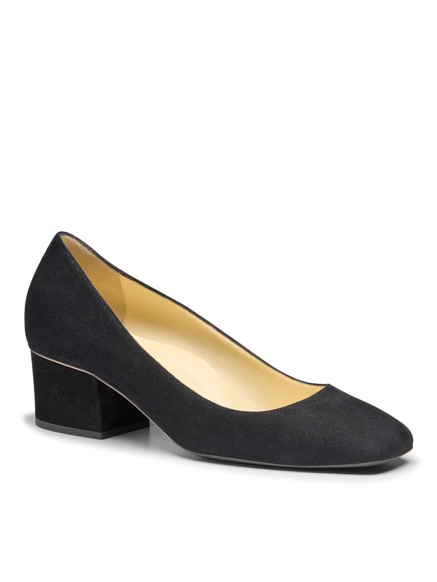 Perfect Stephanie 45 in Black Suede