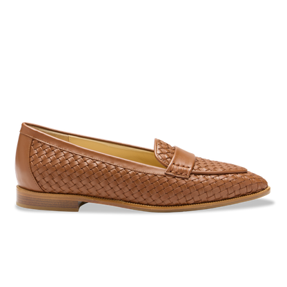 Judy Loafer in Saddle Woven Calf