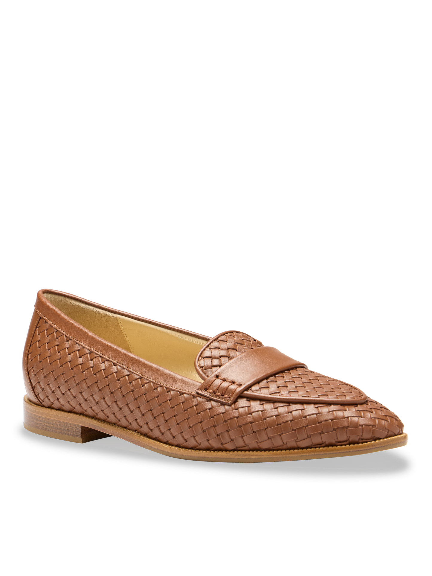 Judy Loafer in Saddle Woven Calf