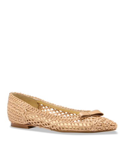 Natalie in Almond Raffia