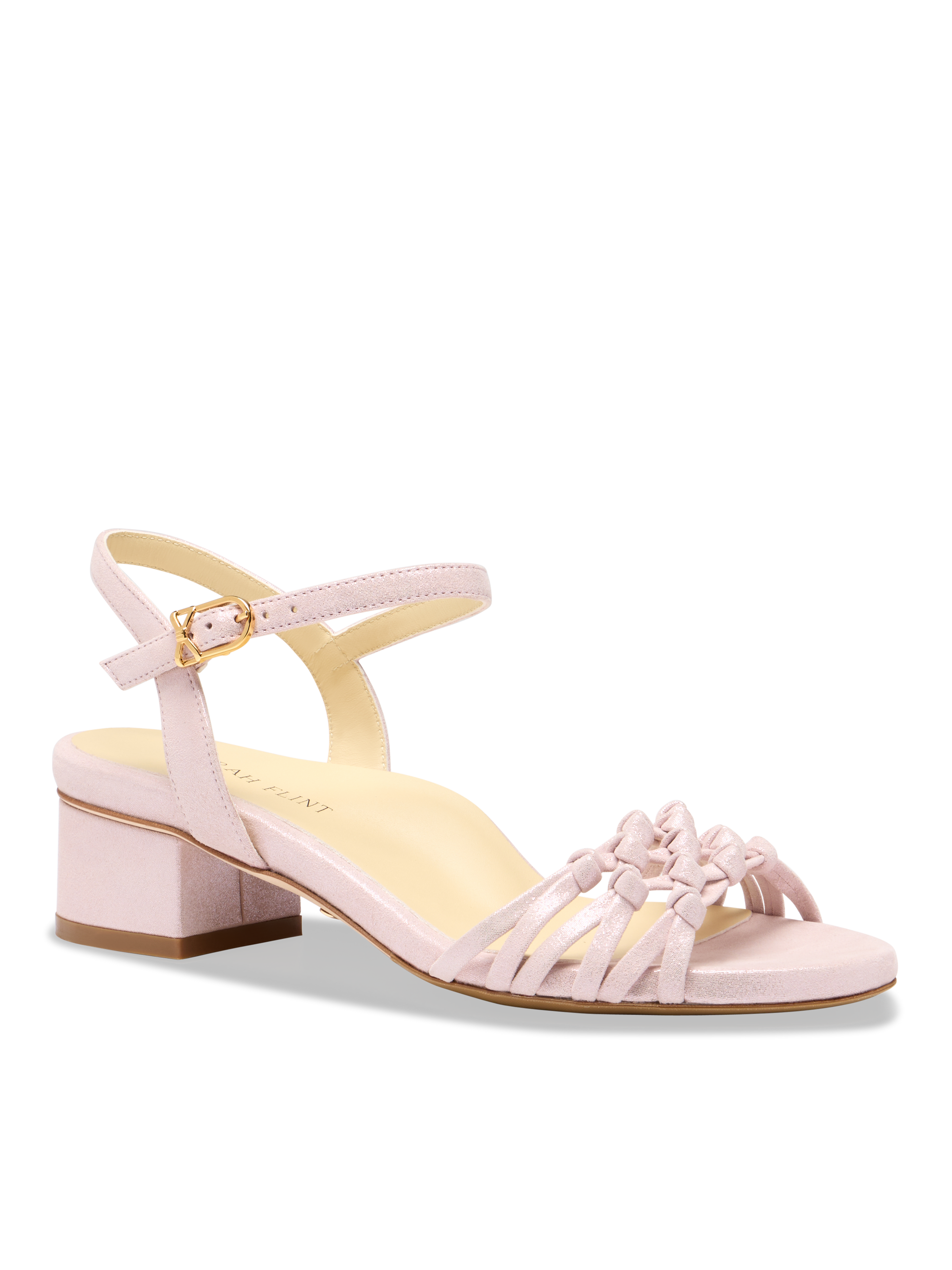 Perfect Erika 30 in Light Pink Shimmer Suede
