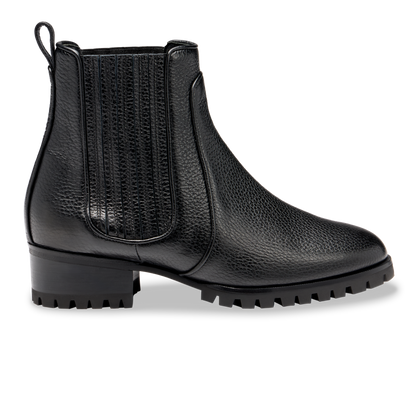 Perfect Marnie 35 in Black Pebbled Calf