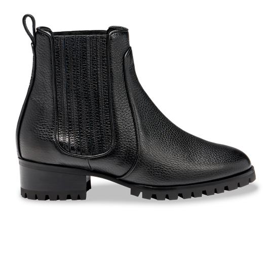 Perfect Marnie 35 in Black Pebbled Calf