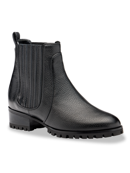 Perfect Marnie 35 in Black Pebbled Calf