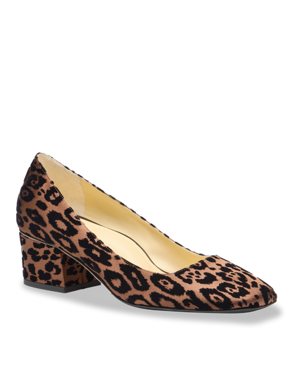 Perfect Stephanie 45 in Leopard Burnout Velvet
