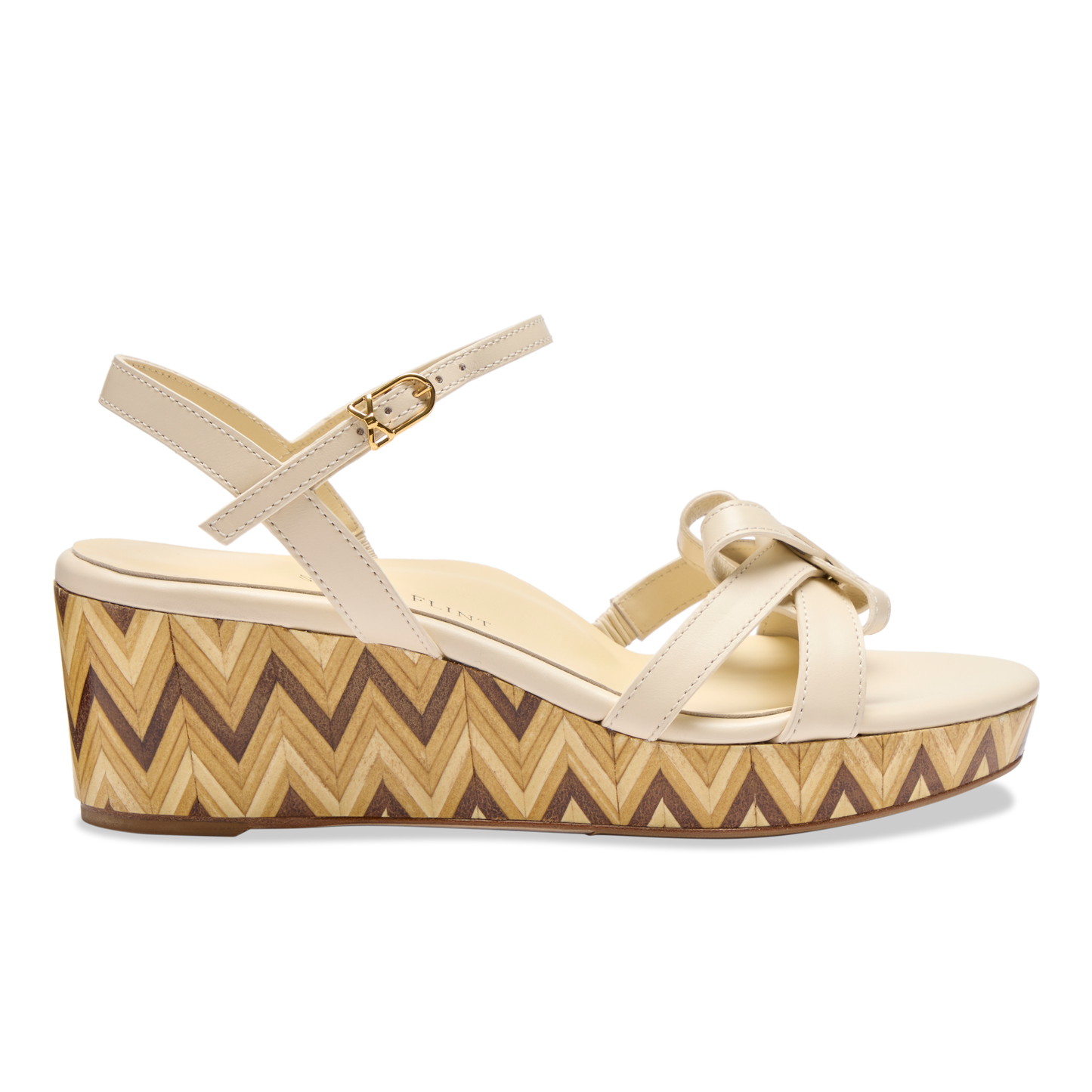 Mirjana Wedge 50 in Desert Calf