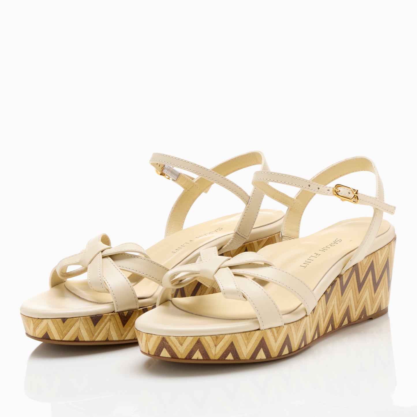 Mirjana Wedge 50 in Desert Calf