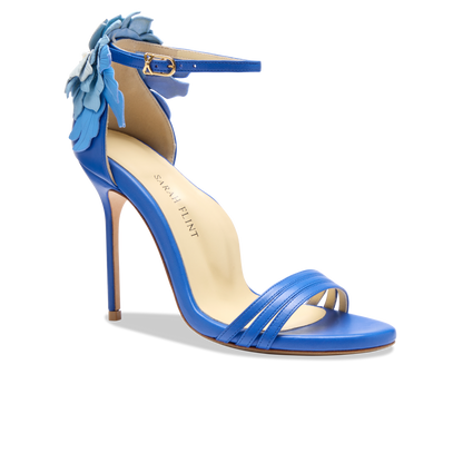 Perfect Sandal 100 in Cove Blue Nappa