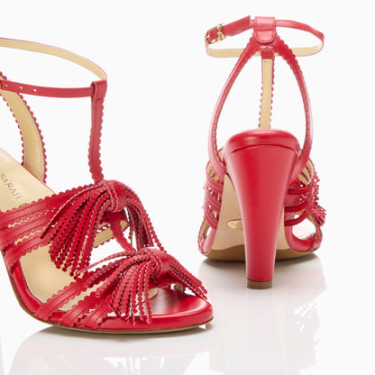 Perfect Kathryn 100 in Rose Red Calf