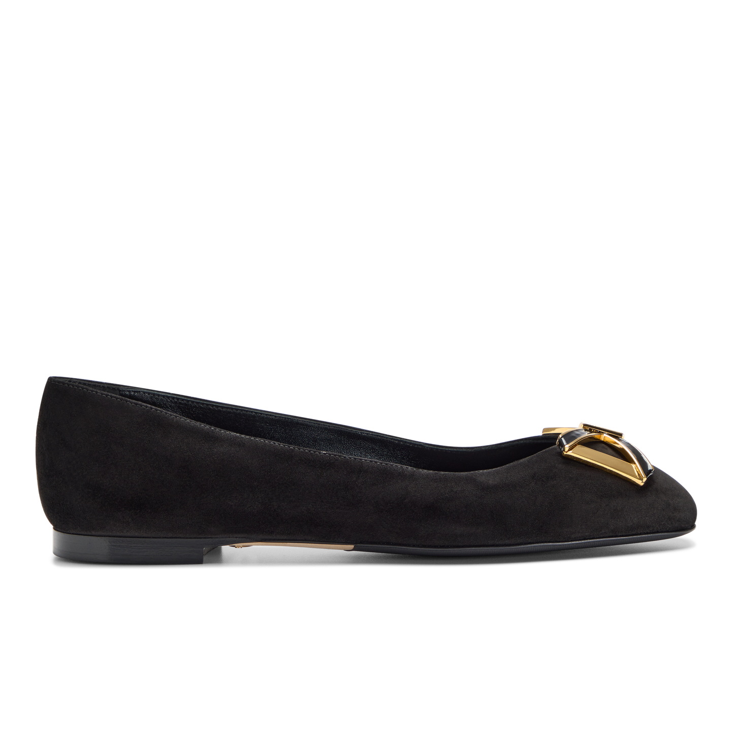 Mirjana Ballerina in Black Suede