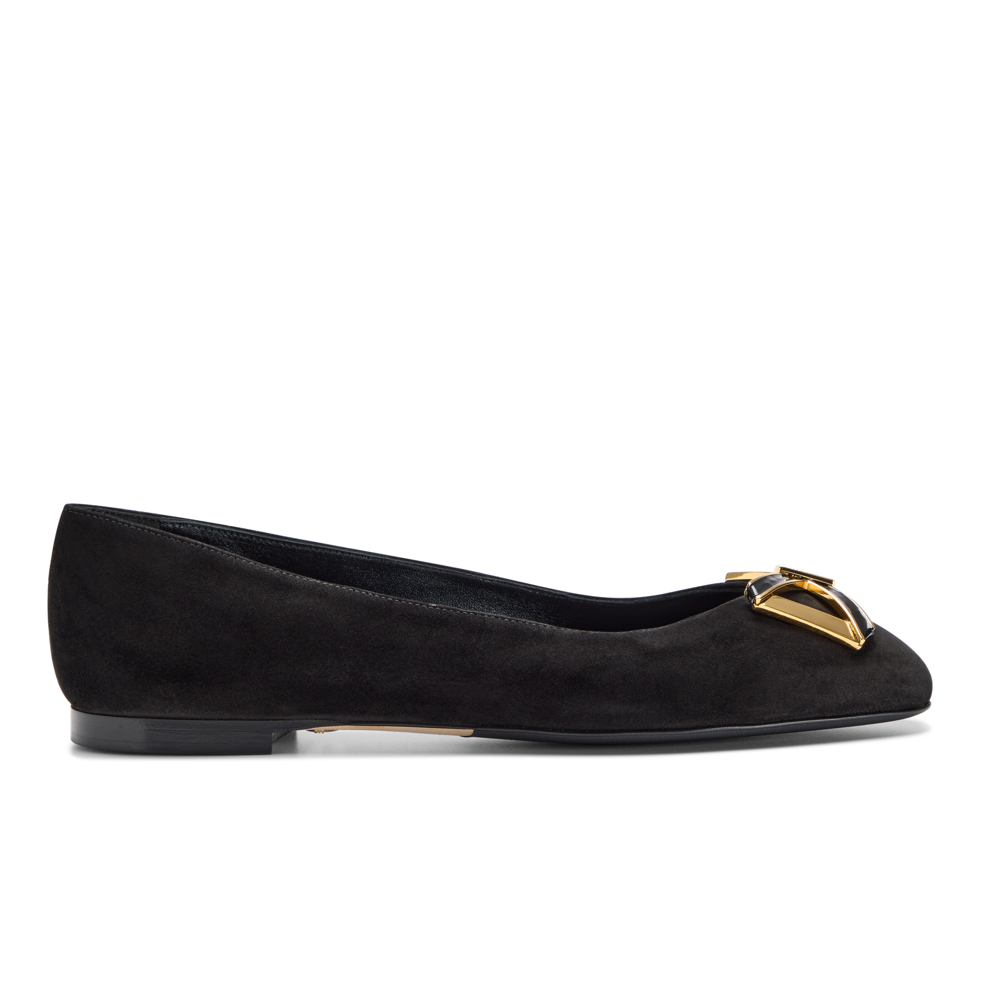 Mirjana Ballerina in Black Suede