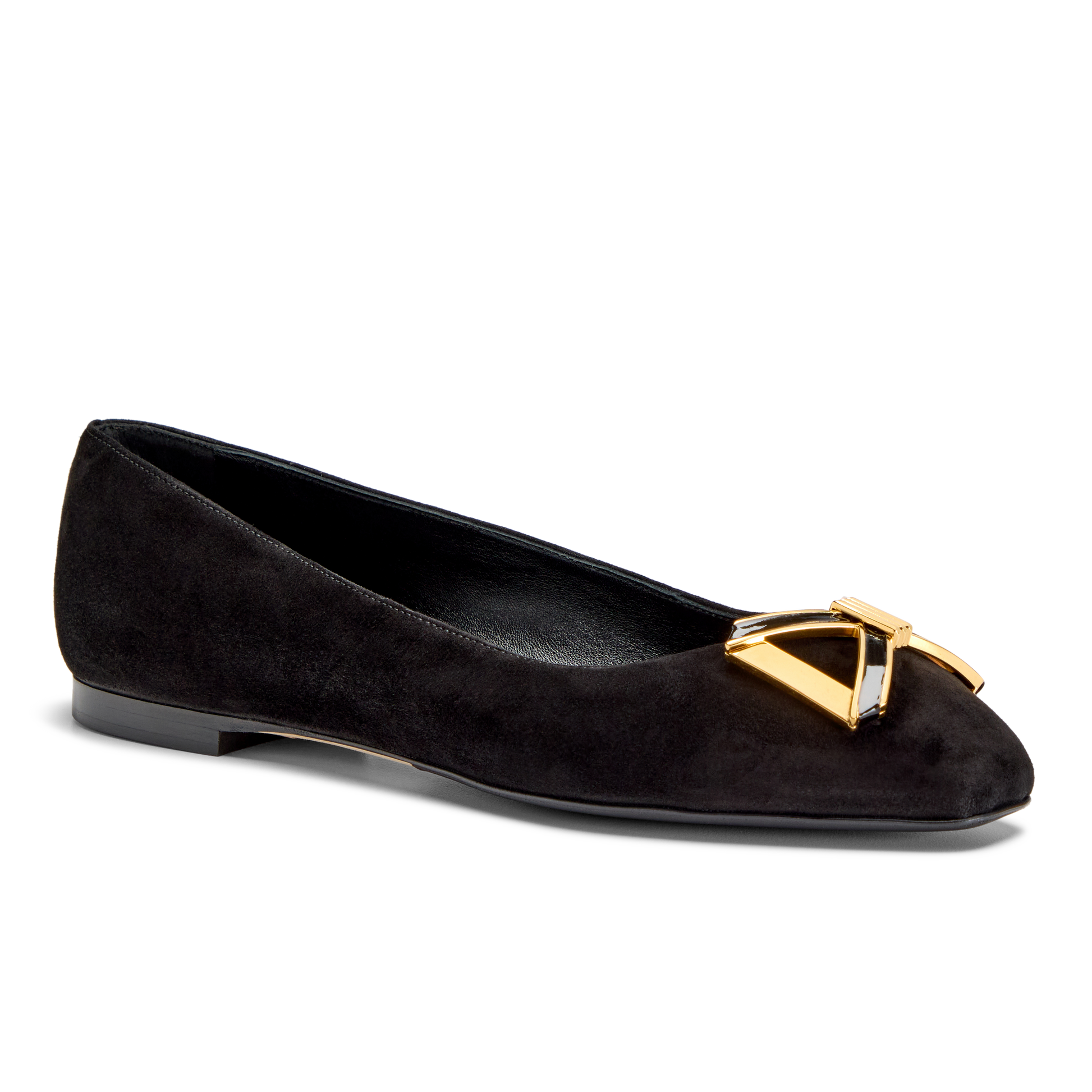 Mirjana Ballerina in Black Suede