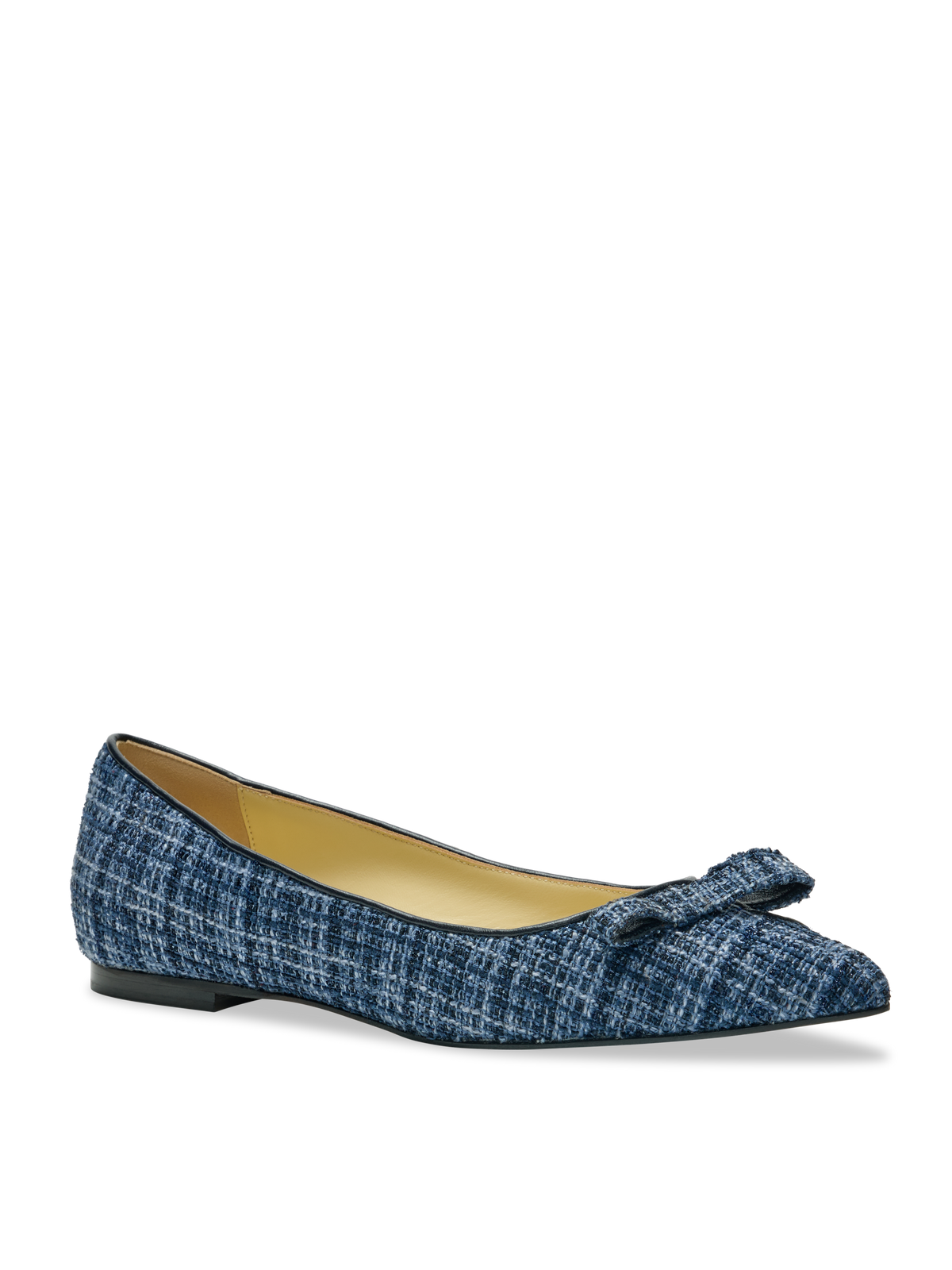 Natalie in Midnight Navy & Metallic Fleck