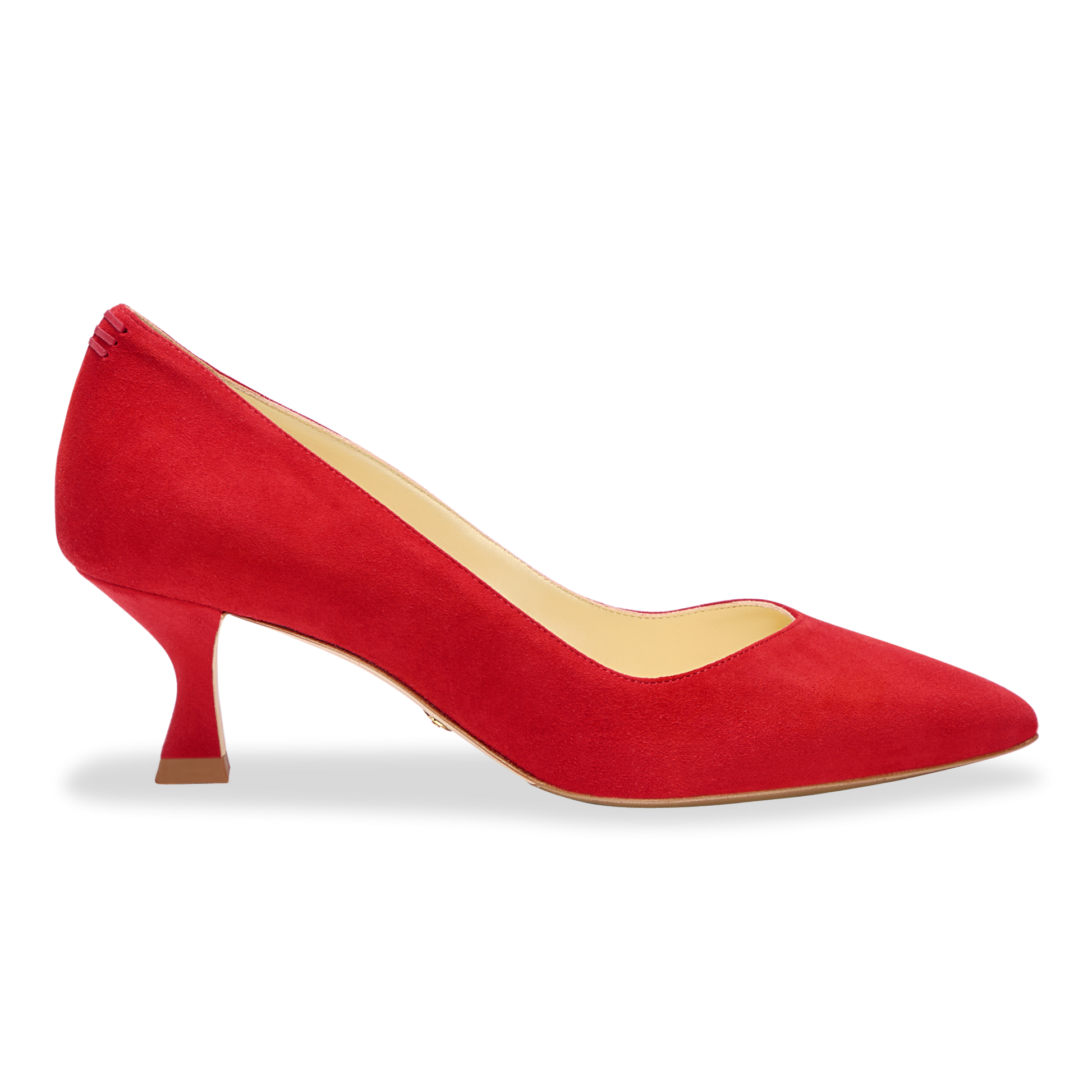 Perfect Kitten Pump 50 in Lipstick Red Suede