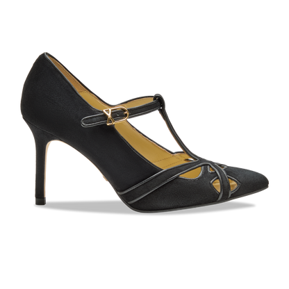Perfect Perez 85 in Black Suede